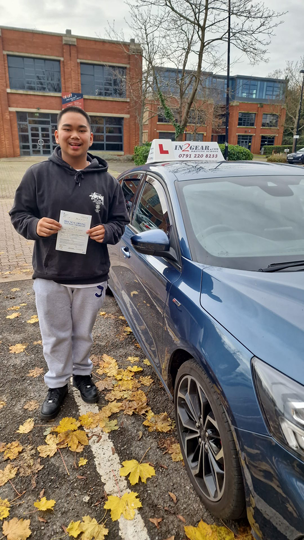 In2gear driving instructor Feltham