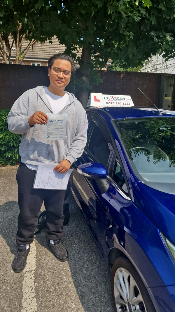 In2Gear driving Instructor Hounslow